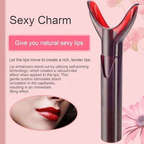 Lip Plumper Tool - Manual Self-Suction Device for Fuller Lips