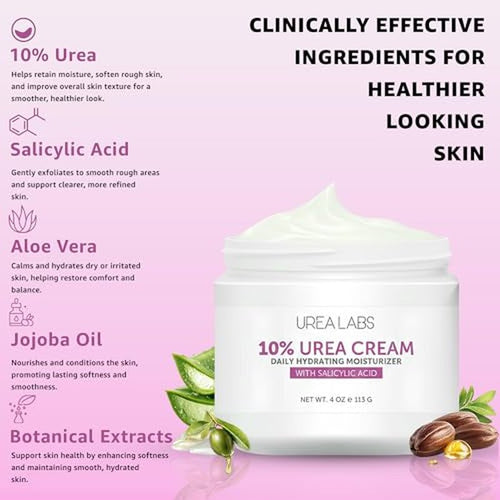 10% Urea Cream with Aloe Vera & Jojoba Oil - 150ml