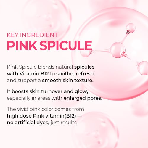 Dr.Melaxin Cyano Pink Spicule Serum | Microneedle Facial Treatment, 1.01 fl.oz