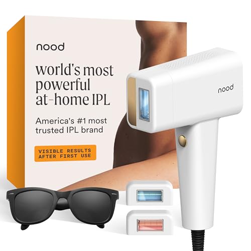 Nood Flasher Pro IPL Laser Hair Removal Device 1 Count Gloss White