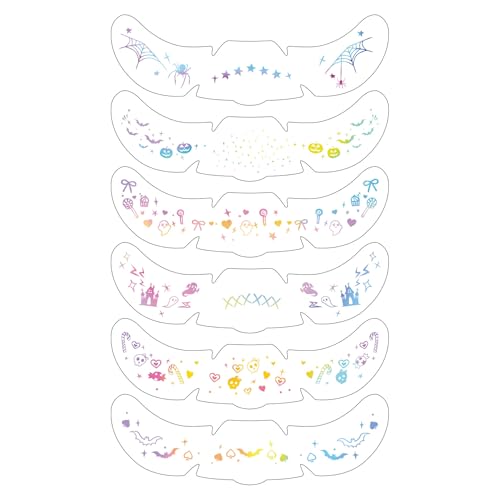 Holographic Gold Glitter Tattoos - Star Sparkles Face & Body