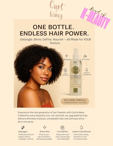 Natural Curl and Wavy Hair Enhancer 4-in-1 Cherry Blossom 3.4 OZ