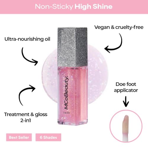 MCoBeauty Lip Oil Tinted Gloss - Hydrating Treatment Birthday