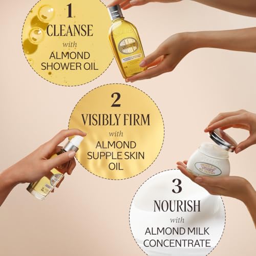 L'OCCITANE Almond Shower Oil - Cleansing & Nourishing Body Wash