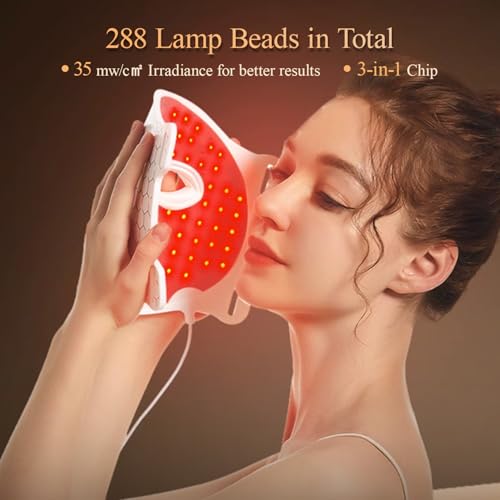 MEGELIN 7-Color LED Light Therapy Facial Mask