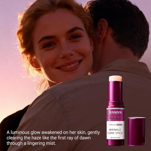 Calcium Volume Multi Balm Stick - Calcium Enriched Formula for Skin Hydration, Anti-aging, Smoothing & Firming - Multi-Purpose Balm for Face, Eyes & Neck, Korean Collagen Moisturing Stick