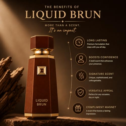 Liquid Brun Eau de Parfum for Men 100ml | 12-Hour Long Lasting