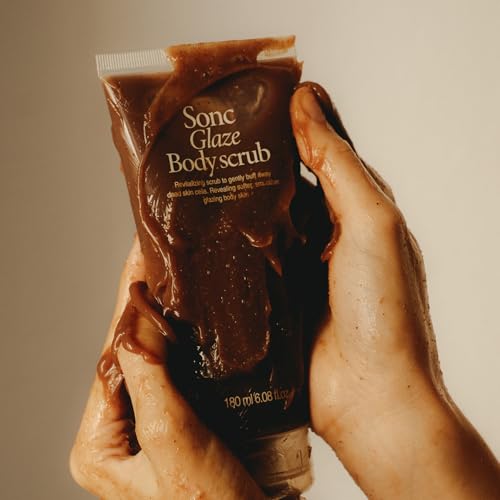 Sonc Glaze Body Scrub | Gentle Moisturising Scrub for Smooth Skin | 180ml