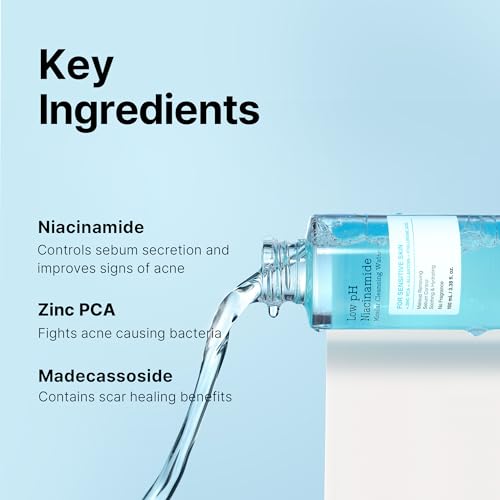 COSRX Low pH Niacinamide Micellar Cleansing Water for Sensitive Skin