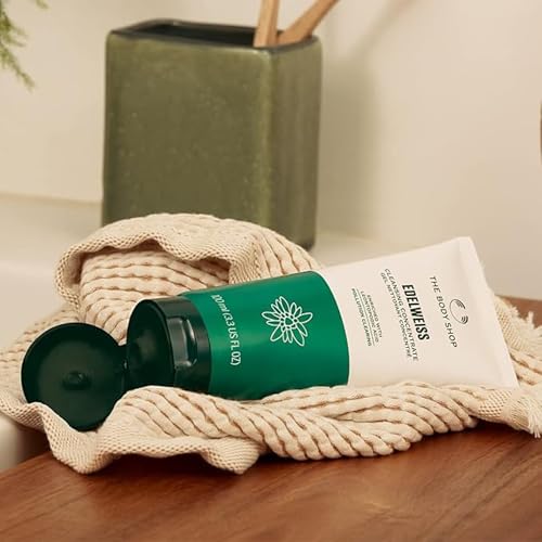 The Body Shop Edelweiss Cleansing Concentrate ? Facial Cleanser ? Gently Cleanses Tired, Dehydrated Skin? Vegan ? 100ml