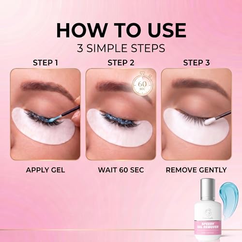 Speedy Gel Remover for Lash Extensions - 60 Second Dissolve