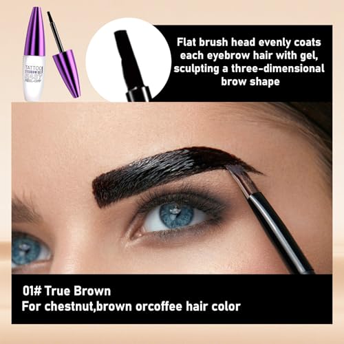 3-Piece Easy Peel Eyebrow Tint Gel Kit – Semi-Permanent