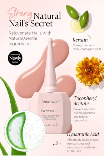 Nail Strengthener Polish 18ml | Peach Pink Jelly