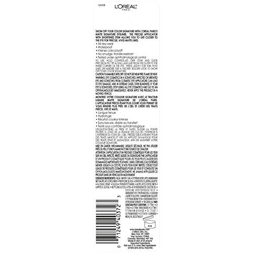 L'Oreal Paris Matte Signature Waterproof Liquid Eyeliner, Greige
