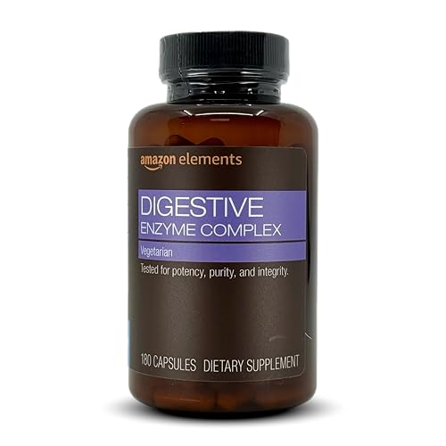 Amazon Elements Digestive Enzyme Complex, 180 Capsules