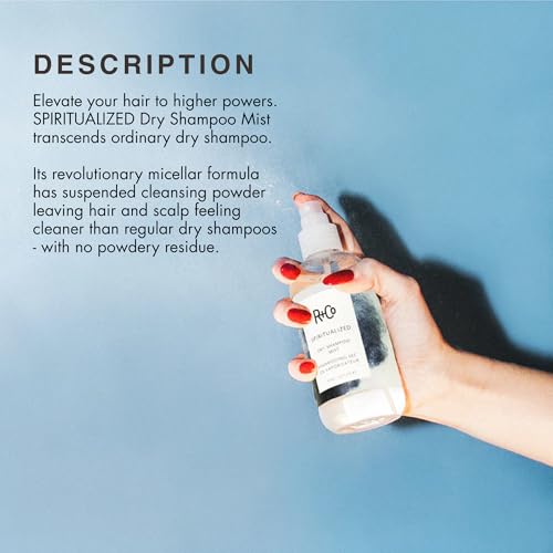 R+Co SPIRITUALIZED Dry Shampoo Mist – Oil-Absorbing Spray
