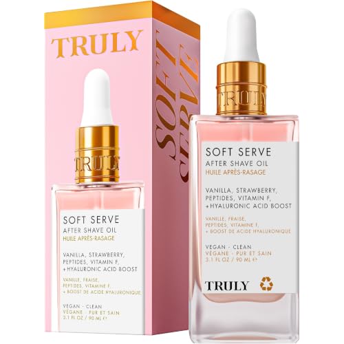 Truly Beauty Soft Serve After Shave Oil - Soothing Sensitive Skin, 3.1 fl oz