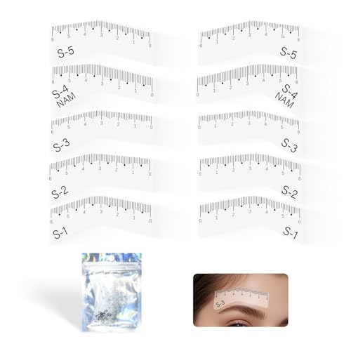Eyebrow Mapping Kit with Stencils, Pencils & Blades