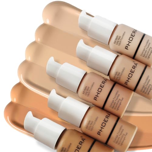 Phoer A Full Coverage Matte Foundation - 24HR Waterproof, Oil-Control