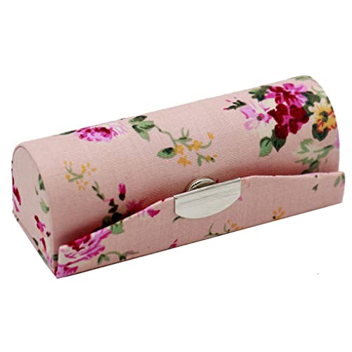 4 Pcs Lipstick Case with Mirror for Purse Travel Lipstick Organizer
