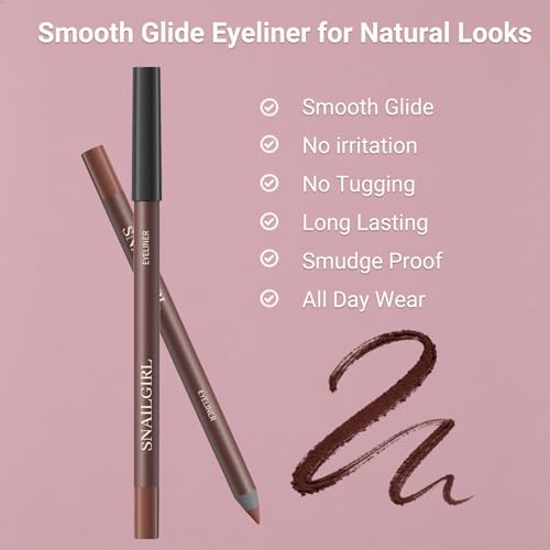 Brown Creamy Eyeliner Pencil for Mature Eyes – Waterproof