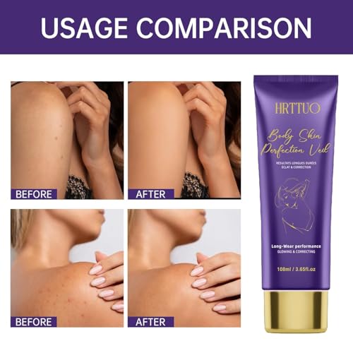 Waterproof Tattoo Cover Up Makeup with Brush – Full Coverage Body Concealer