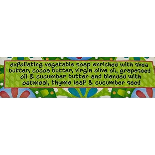 Greenwich Bay Trading Co. - 6.4 Ounces, Garden Shea Butter - 3 Bar Soaps - Cucumber and Freesia