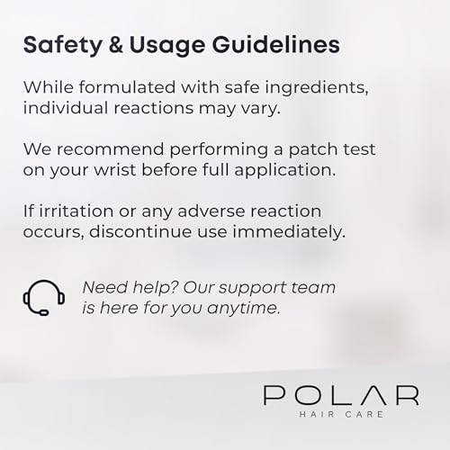 Polar Jet Black Hair Dye Shampoo - 10-Minute Gray Coverage
