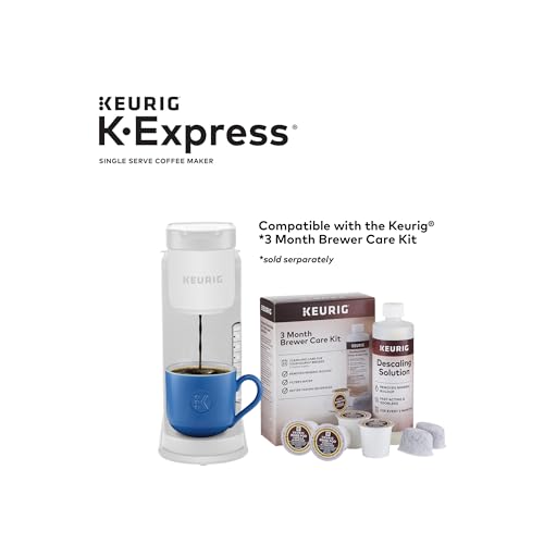 Keurig K-Express Coffee Maker, Single Serve K-Cup Pod Coffee Brewer, Warm Stone