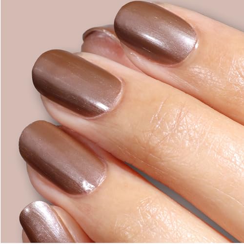 LONDONTOWN Vegan Nail Polish – Long-Lasting Nude & Brown Shades