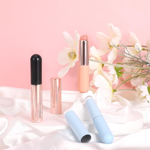Silicone Lip Brush Set 3-Pcs with Dust Caps