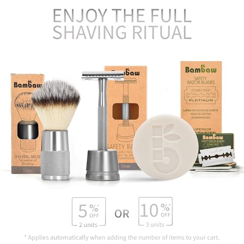 Bambaw Double Edge Safety Razor for Men & Women, Eco-Friendly