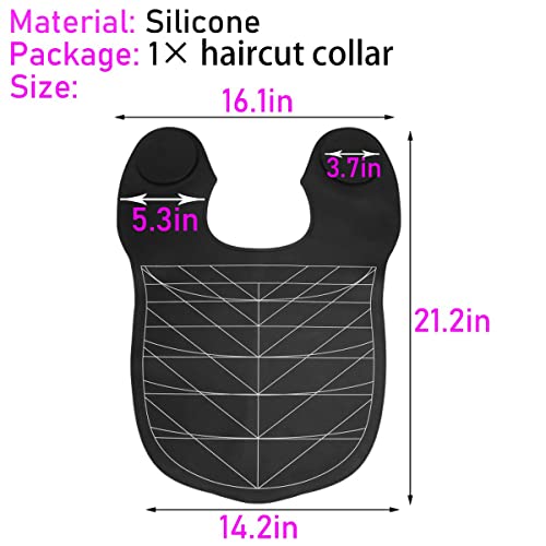 Hair Cutting Cape with Guide Collar - Stylist Salon Cape