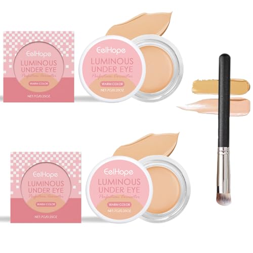 Under Eye Brightener Concealer, Dark Circle Concealer & Brightener, Moisturizing & Waterproof (Natural colour)