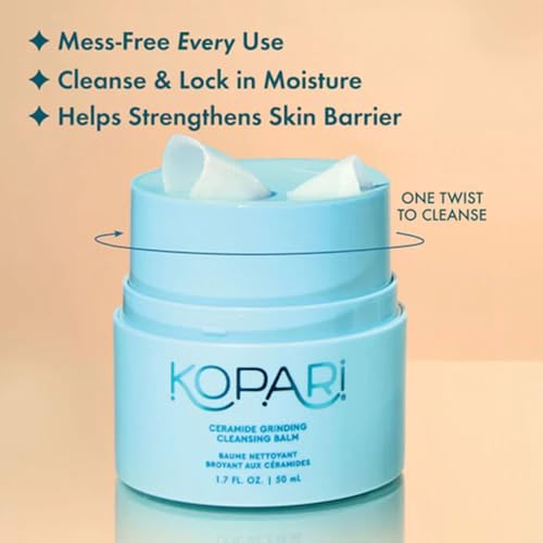 Kopari Ceramide Cleansing Balm Makeup Remover, 1.7oz