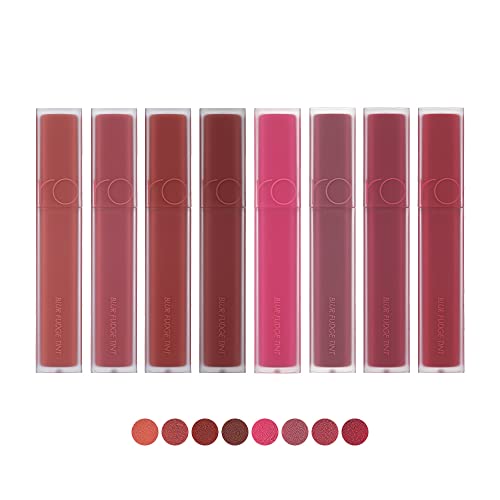 rom&nd BLUR FUDGE TINT | matte lipstick| light weight| cream type| super stay| k-beauty| highly pigment|moisturizing,0.17oz