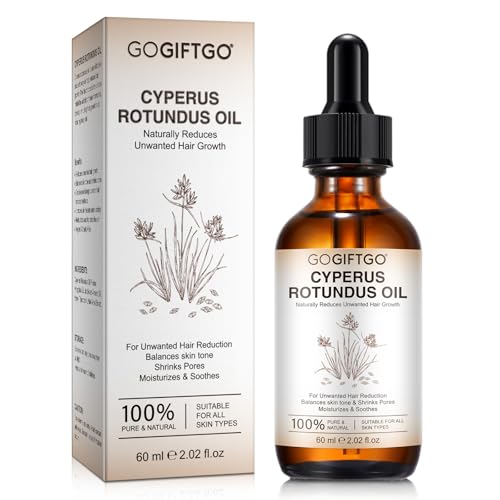 GOGIFTGO Cyperus Oil for Hair Removal - 60ml Natural Skin Care