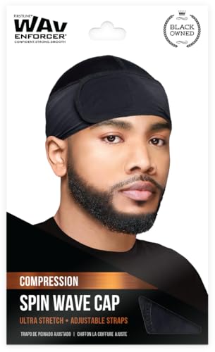 WAV ENFORCER Compression Spin Wave Cap - Ultra Stretch & Adjustable