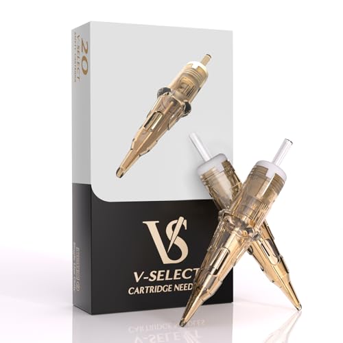 Disposable Tattoo Needles - 20Pcs #12 Round Liner Cartridges