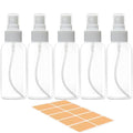 TSA Approved 3.4 oz Travel Spray Bottles - 5 Pack