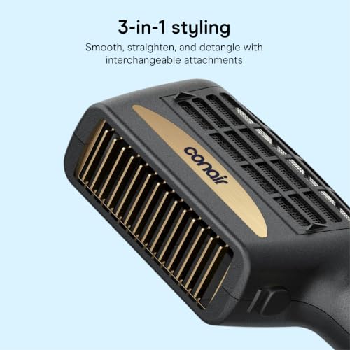 Conair 3-in-1 Hair Dryer with Ionic Technology, 1875W