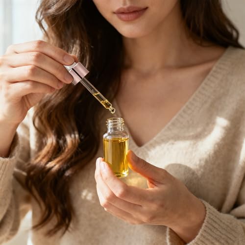 8 Pack Glass Dropper Bottles with Rose Gold Caps – 2ml to 5ml