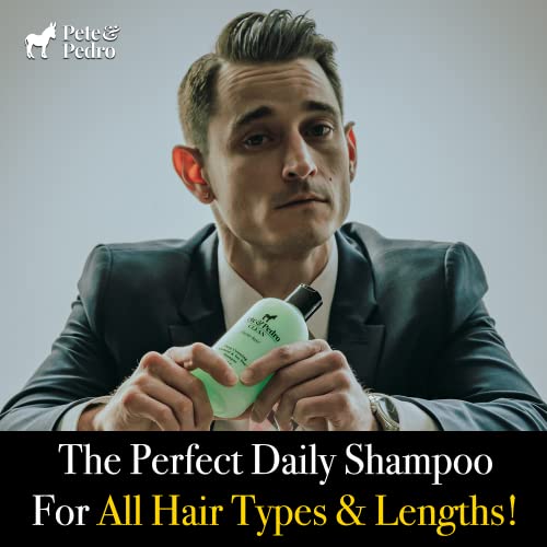 Pete & Pedro Men's Hair Styling Set - Sea Salt Spray & Deep Cleansing Shampoo