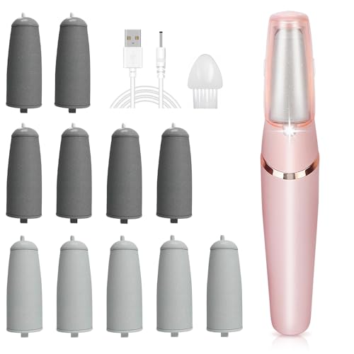 ZABOUL Electric Foot Callus Remover with 11 Replacement Heads