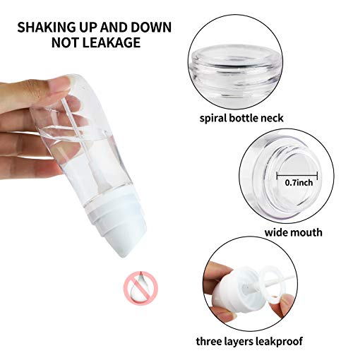 Yolaist 3.4oz Fine Mist Spray Bottles - 2 Pack, TSA Approved