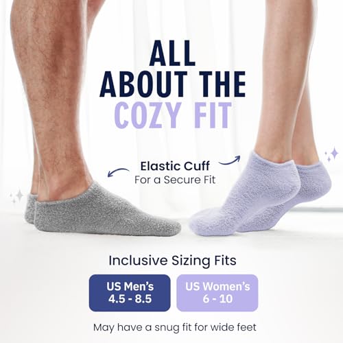 Dr. Frederick's Original Moisturizing Gel Socks Lilac Leisure - Full-Foot Hydrating Foot Cover
