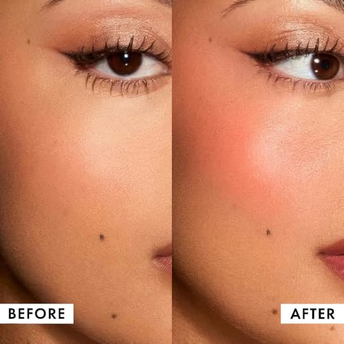Bistopia Powder Blush Palette - 4 Pink & Peach Shades with Mirror