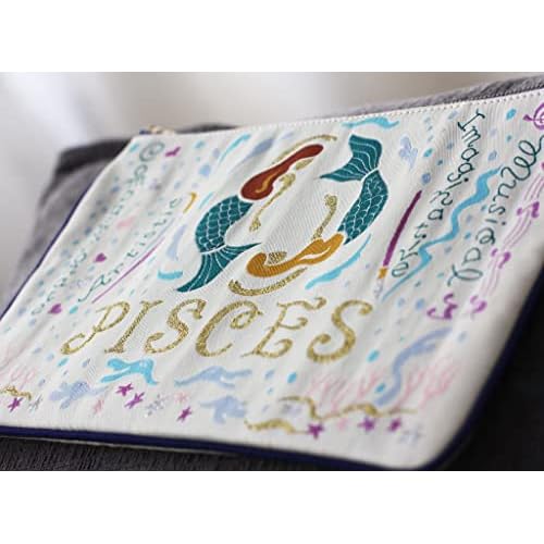 Catstudio Astrology Zipper Pouch, 5x7 Travel Toiletry Bag, Makeup Bag, Dog Treat Pouch, or Travel Purse