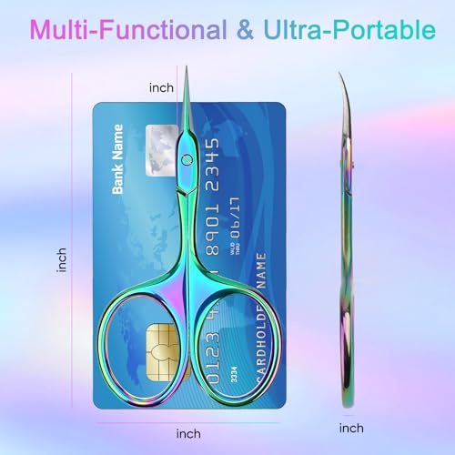 Precision Curved Cuticle Scissors - Extra Fine Tip Stainless Steel
