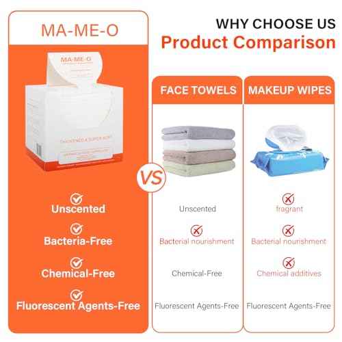 Extra Large Disposable Towels,suitable for Sensitive Skin,Fragrance-Free and Ultra Soft,Disposable Makeup Remover Cloths?,40 Count£¨1 Pack£©